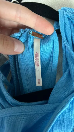 Blue Free People Maxi Dress thumbnail 4