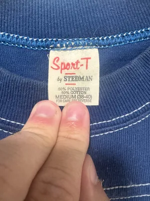 Vintage late 60s / early 70s Alpha Gamma Tau fraternity athletic tee. thumbnail 3