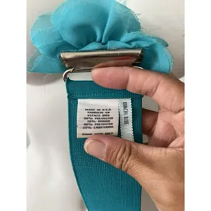 Vtg 90s Kimchi Blue Stretchy Flower Stretchy Belt OS artsy fairy Dainty Feminine thumbnail 3