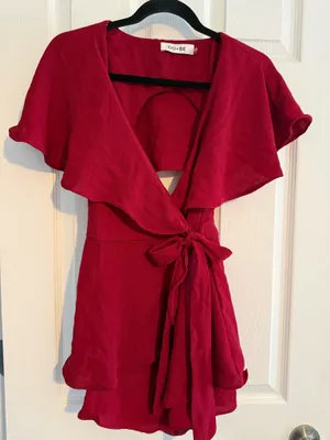 DO+BE Romper Red thumbnail 1