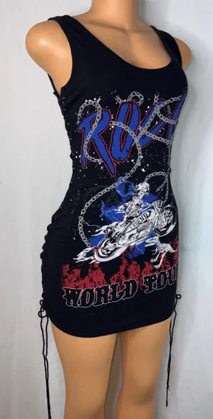 FashioNova Grunge mini dress thumbnail 1