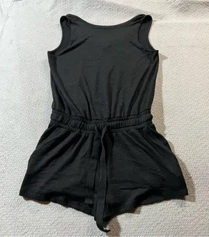 Wilfred Free Black Sleeveless Sweat Romper Size Small Athleisure Loungewear EUC thumbnail 1