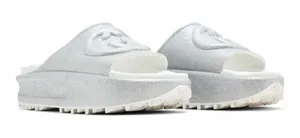 Gucci Interlocking G Platform Slide Silver Glitter thumbnail 1