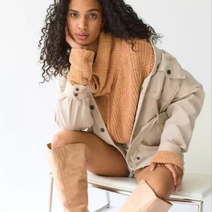 NWT Free People Clyde Shirt Jacket Mineral‎ Medium thumbnail 6