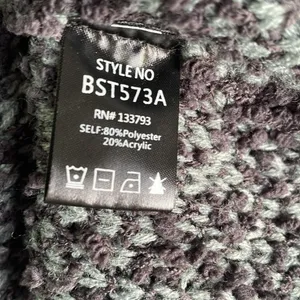 POL Oversized Aztec Chunky Knit Cardigan thumbnail 6