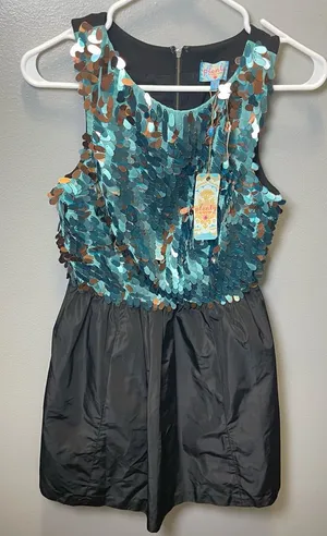 Plenty‎ by Tracy Reese x Anthropologie NWT Paillette Flutter Mini Dress Size 0 thumbnail 1