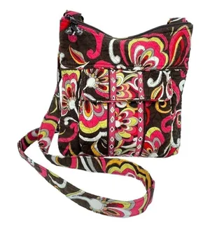Vera Bradley Puccini Retired Pattern Hipster Crossbody Messenger Shoulder Bag thumbnail 1