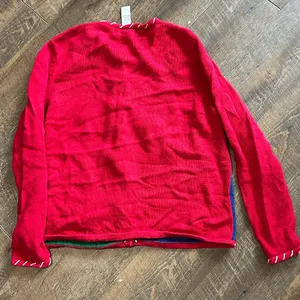 Tiara Women's Christmas Cardigan Sweater XL Multicolor Festive Holiday NOEL‎ thumbnail 9