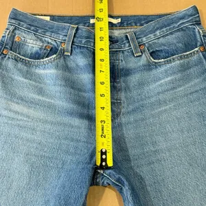 Levi’s‎ Wedgie Straight Fit Denim High Rise Button Fly Jeans Medium Wash thumbnail 12