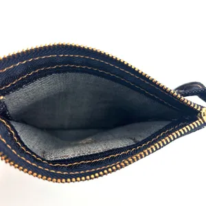 Wrangler‎ Denim Pocket Wristlet Pouch Dark Wash Cotton Blue Western Americana thumbnail 5