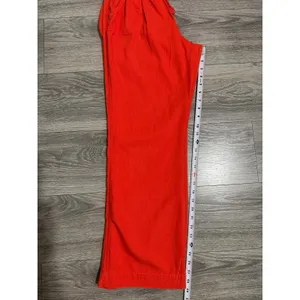 Ci Sono Womens Orange Pants Size M Linen Blend‎ Smocked Waist Wide Leg Coastal thumbnail 8