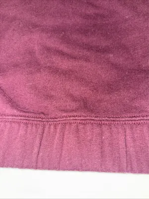 Hollister Burgundy Cropped Sweatshirt Medium thumbnail 2