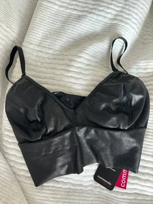Commando Faux Leather Bralette thumbnail 3