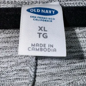 Old Navy Swing Dress Women XL‎ Gray Space Dye Long Sleeve Knit Babydoll Layer thumbnail 7