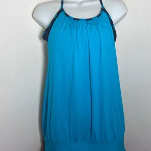 lululemon athletica Blue Halter Top thumbnail 2
