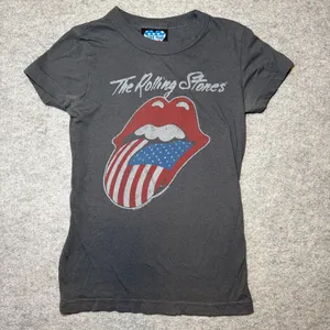 Junk Food Women S T-Shirt Small Band Graphic Distressed Gray thumbnail 1