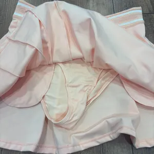 Free People Movement Round Robin Skort In Peaches - Size Small Athletic Tennis thumbnail 7
