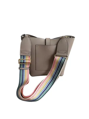 ZAC POSEN Belay Dark Cobblers Beige Leather Crossbody Shoulder Bag NEW NWT thumbnail 6