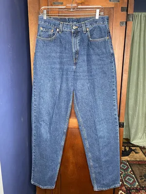 Levi’s 560 Loose Fit Straight Leg Jeans 10 USA Made Vintage Mom Jeans 90s Y2K thumbnail 2