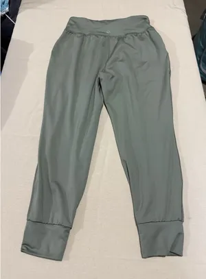 Gap Fit Eclipse Pants Green S Small Womens Athletic‎ Joggers Comfy Athleisure thumbnail 1