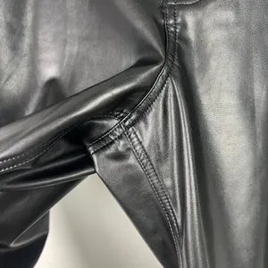 NWT Curve Love Ankle Straight Vegan Leather Pant 33 16S thumbnail 6