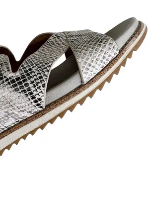 EUC Sofft Leather Snakeskin Sandals Size 9 thumbnail 5
