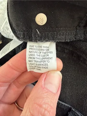 Madewell Perfect Vintage‎ Wide-Leg Jeans Black High Rise 28 thumbnail 7