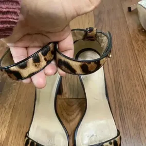 J CREW COLLECTION Lanie Calf-Hair Stacked Heel Shoe 7 thumbnail 2