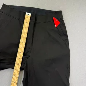 Spanx The Perfect Pant Hi-Rise Flare Black Ponte Pull‎ On Trousers XS NWT thumbnail 4