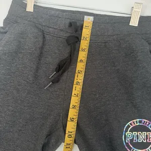 PINK Victoria’s Secret Sweatpants Womens Small Gray Joggers Gym Lounge Cute thumbnail 8