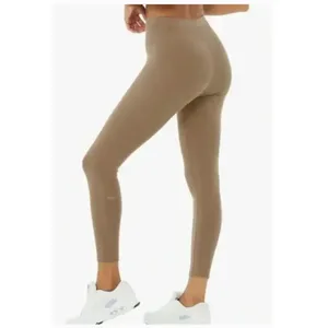 Alo Ribbed High Waist 7/8 Blissful Legging Womens Gravel Size XXS thumbnail 2