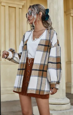 SheIn Plaid Flannel thumbnail 2