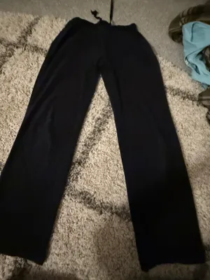 Get over velvet flaire pants Black thumbnail 1