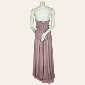 Birdie Grey‎ Convertible Bridesmaid Dress Dark Mauve Size XS Wedding Formal Prom thumbnail 4