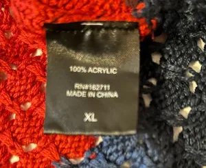 Red White & Blue sweater size XL thumbnail 6
