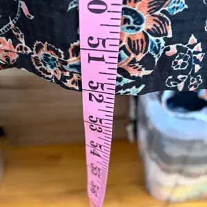 Universal Threads Floral Smocked Tiered Maxi Dress Black Pink Blue Cottagecore XS thumbnail 5