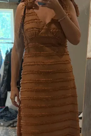 dress Orange Size M thumbnail 1