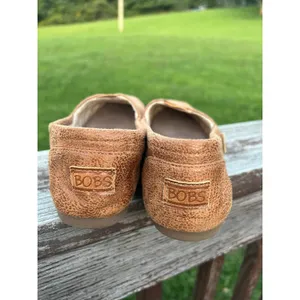 Skechers Bobs Flats Womens 8M Luxe Rain Dance Chestnut Slip On Memory Foam thumbnail 4
