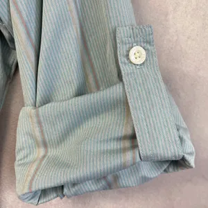 Patagonia Womens La‎ Reina Button Down Shirt Size 8 Striped Hiking Gorp Granola thumbnail 6