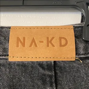 NA-KD Gray Denim Jeans Skirt Maxi length 38” waist 28” brand new two front pocke thumbnail 3