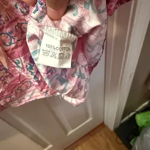 Floral Pink Tunic Top Size L thumbnail 3
