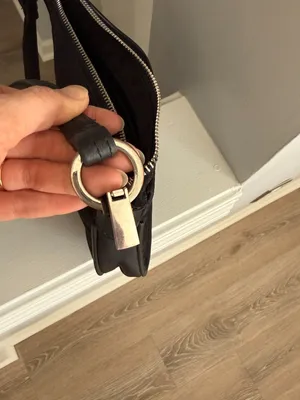 Mango Black Baguette Bag thumbnail 6