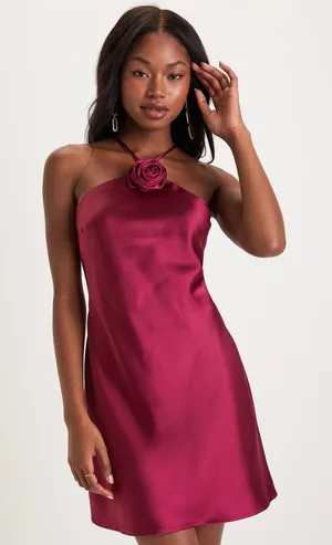 Magenta Lulus Dress Mini thumbnail 1