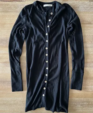 Free People Gia Cardi Black Dress thumbnail 1