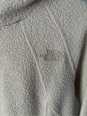 The North Face Women's Cream Sherpa fleece Pullover Hoodie women size XS thumbnail 4