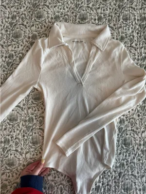 Abercrombie Bodysuit White thumbnail 1