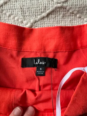 Lulus NWT Matching Set Crop Top And Shorts thumbnail 4