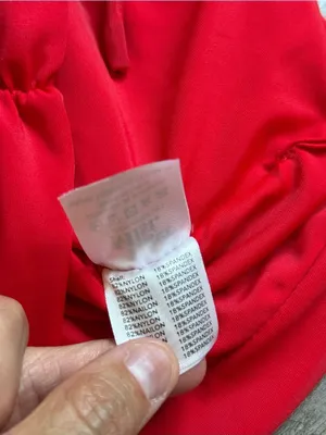 Tiger Mist Red Ruched Bodycon Mini Dress Small Going Out thumbnail 6