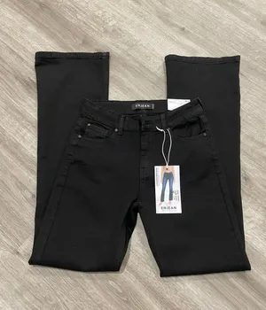 Black High Rise Bootcut Jeans. Size 27 thumbnail 3