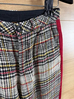 Free People Retro Plaid Pants Size 0 thumbnail 5